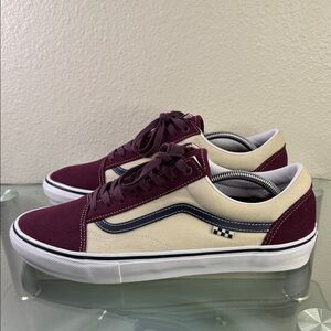 New Vans Men's Skate Old Skool -Mauve/Wine Sneakers Size 13